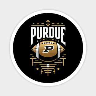 PURDUE Football Tribute - Football Purdure University Design Purdue Tribute - Football Player Magnet